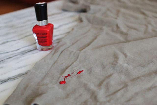 How to Remove Nail Polish from Clothes- Jeans, Fabric, Bed sheets,