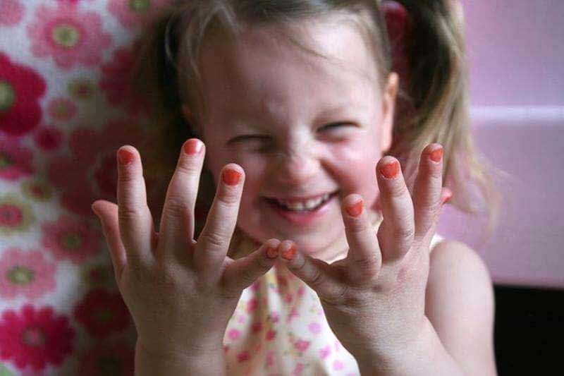 How to get rid of nail polish-on toddler or kids skin