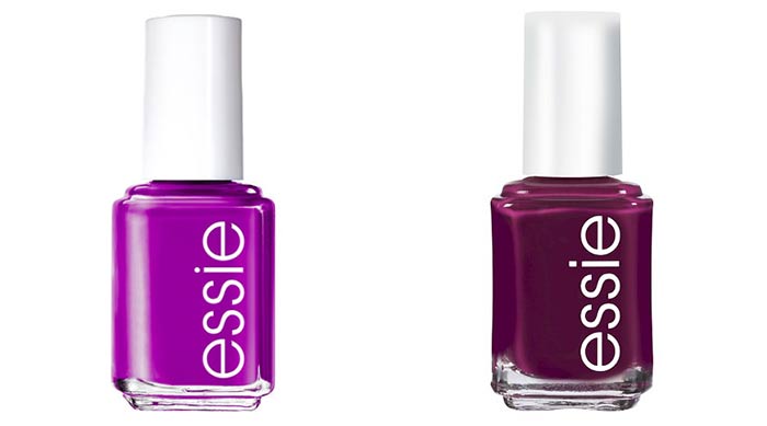 Essie purple nail lacquer